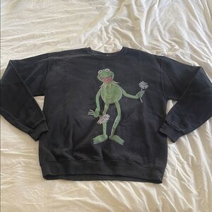 Black Kermit the Frog Sweatshirt